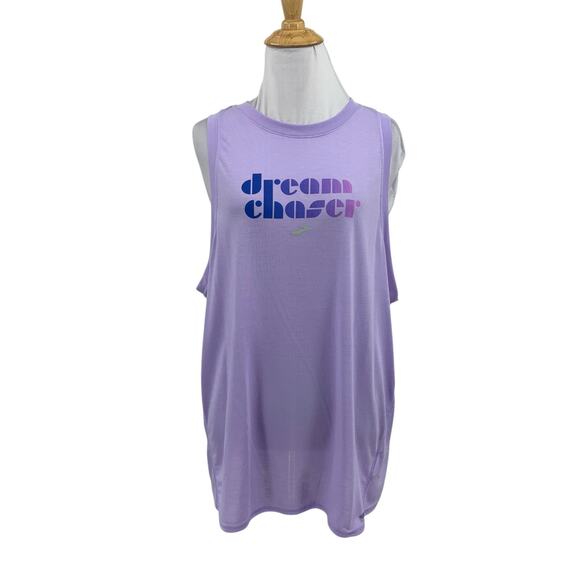 Brooks Tank Top Womens XS Extra Small Lilac Empower Her Distance Dream Chaser - Picture 1 of 10